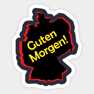 guten morgen deutsch deutschland german germany Sticker